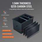 SKYSHALO Commercial Grease Interceptor Trap, 30LBS Carbon Steel