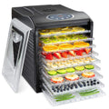 Ivation 9-Tray Countertop Digital 600W Food Dehydrator With Preset Temperature Settings And Auto Shutoff Timer