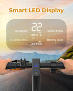 Roinside Electric Scooter, 8.5 in Solid Tires, 350W Motor, Up To 19 MPH, 21-23 Miles - UP12 Plus