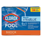 Clorox Pool And Spa XtraBlue Shock Treatment, 24 1-Pound Bags