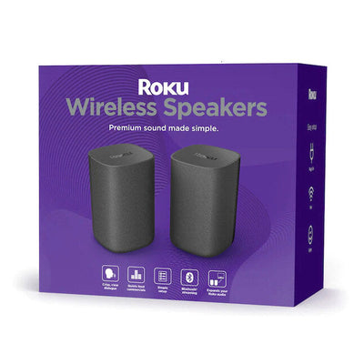 Roku Wireless Speakers 6.1-in 80-Watt Set of 2