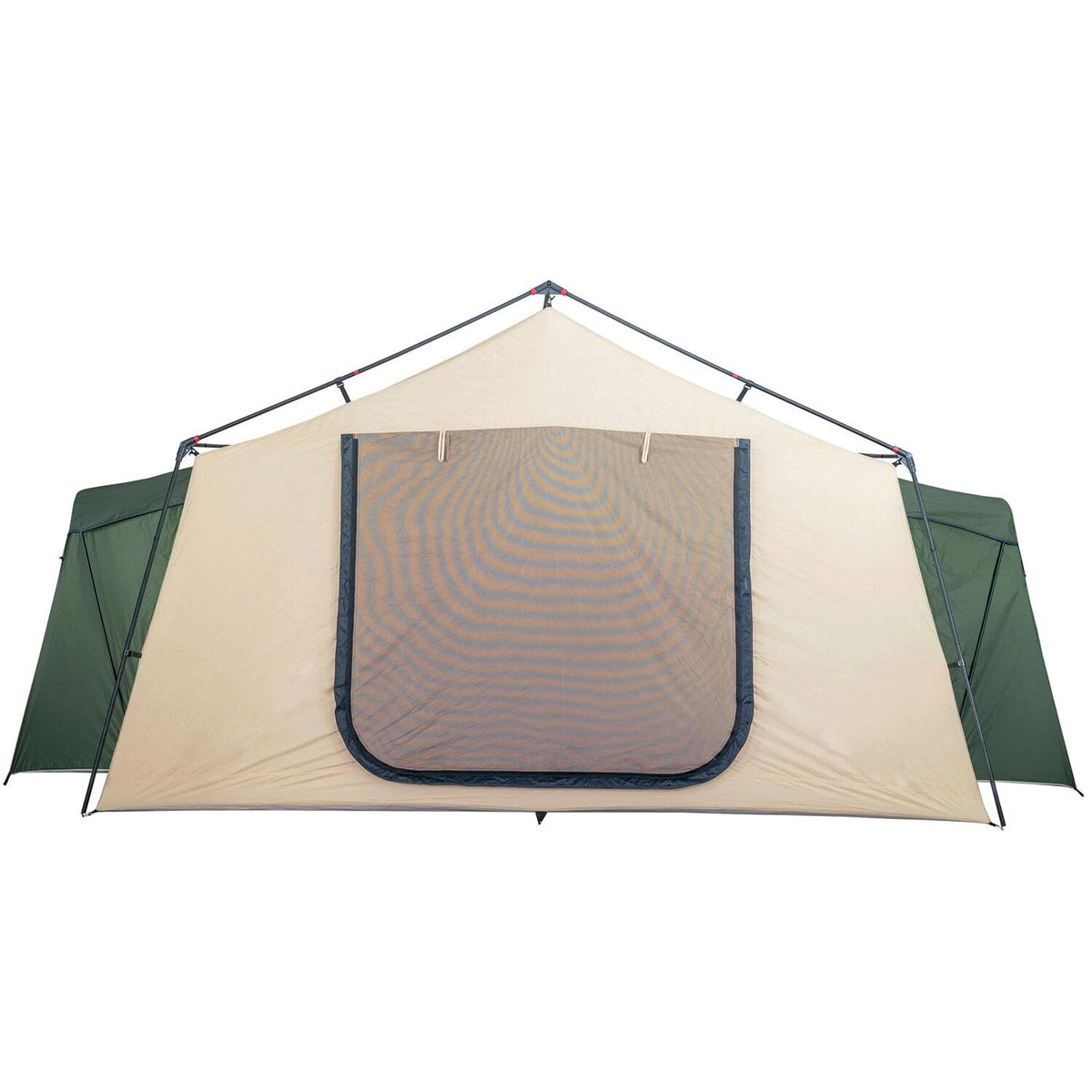 Ozark Trail 14-Person Spring Lodge Cabin Camping Tent, Beige And Green - WT181416