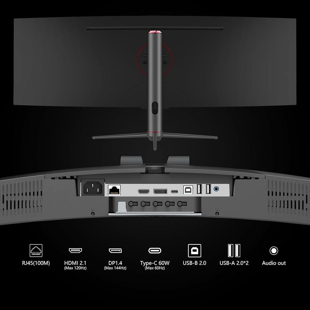 INNOCN 49 Inch Curved Gaming Monitor, 144Hz, HDR400, USB-C - 49C1G