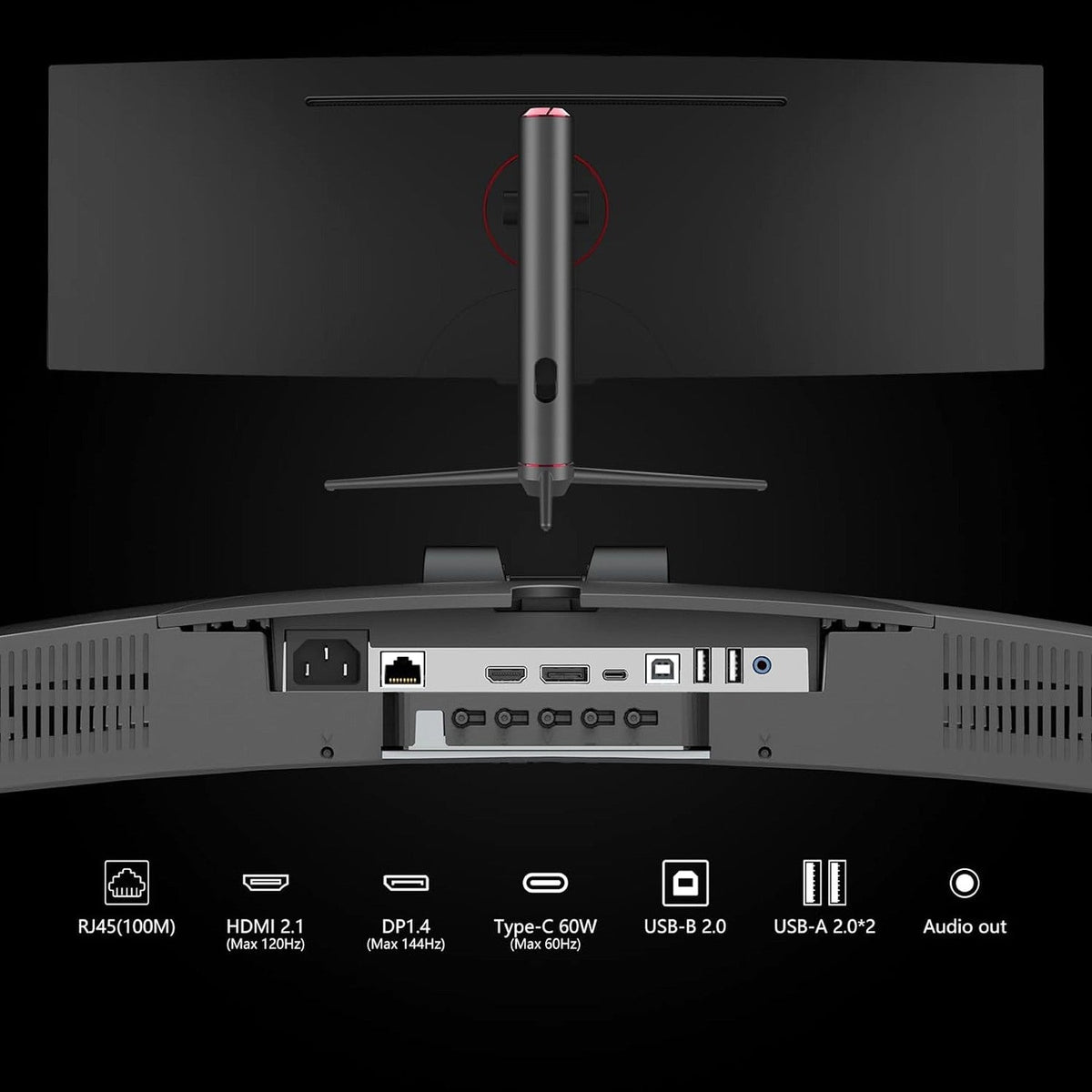 INNOCN 49 Inch Curved Gaming Monitor, 144Hz, HDR400, USB-C - 49C1G