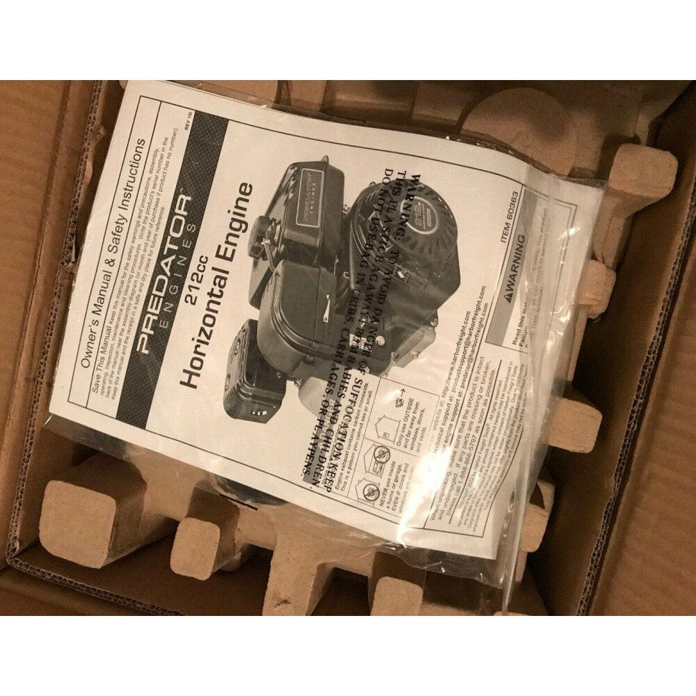 Predator Horizontal Shaft Engine 6.5 HP 212cc - 69730