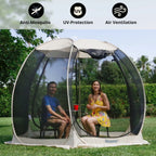 Screen House Camping Room Pop-Up Gazebo 10' x 10' Instant Canopy