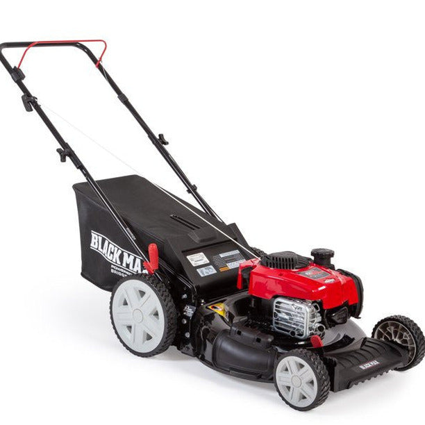 Black Max 21-Inch 150cc Gas Push Mower With Mow-N-Stow - MNA152717