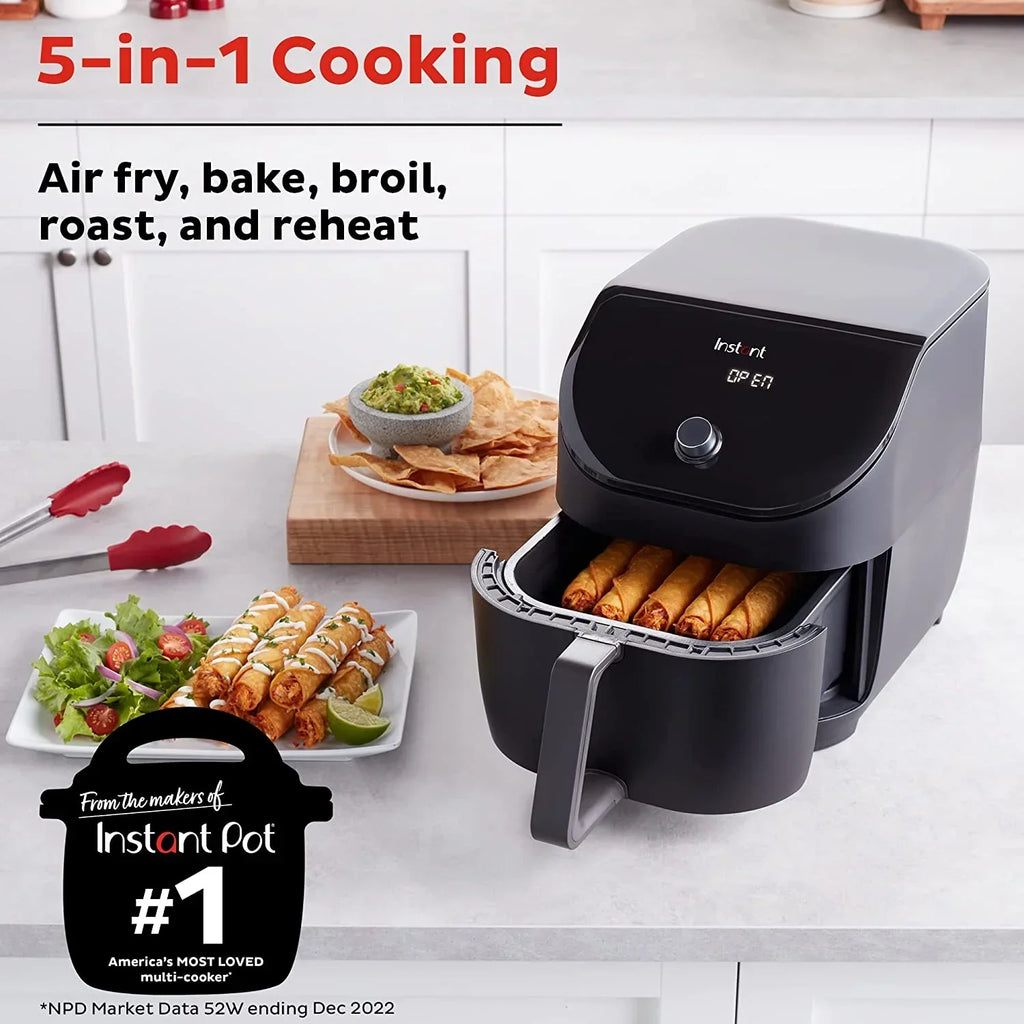 Instant Vortex Slim XL 6QT Air Fryer, Black