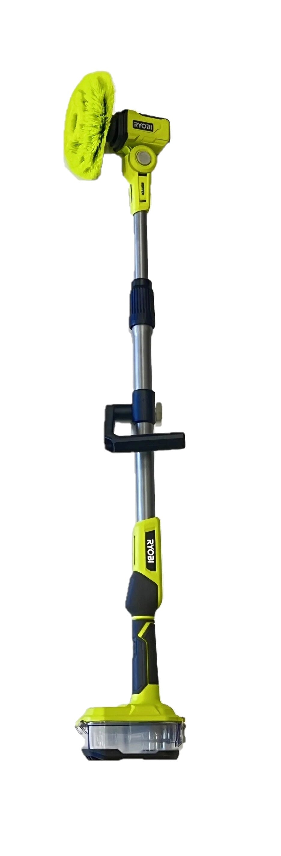RYOBI ONE+ 18V Cordless Telescoping Power Scrubber Kit With Battery And Charger - P4500