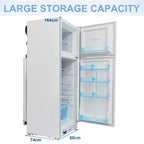 Smad Propane Refrigerator With Freezer, 9.4 Cu Ft, 64 in H, AC 110V - XCD275