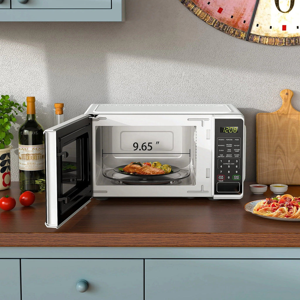 Mainstays Countertop Microwave Oven 0.7 Cu Ft 700 Watts White - MSF0W100072352
