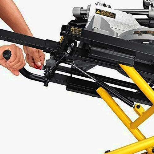 DEWALT Rolling Miter Saw Stand With Wheels, Yellow - DWX726