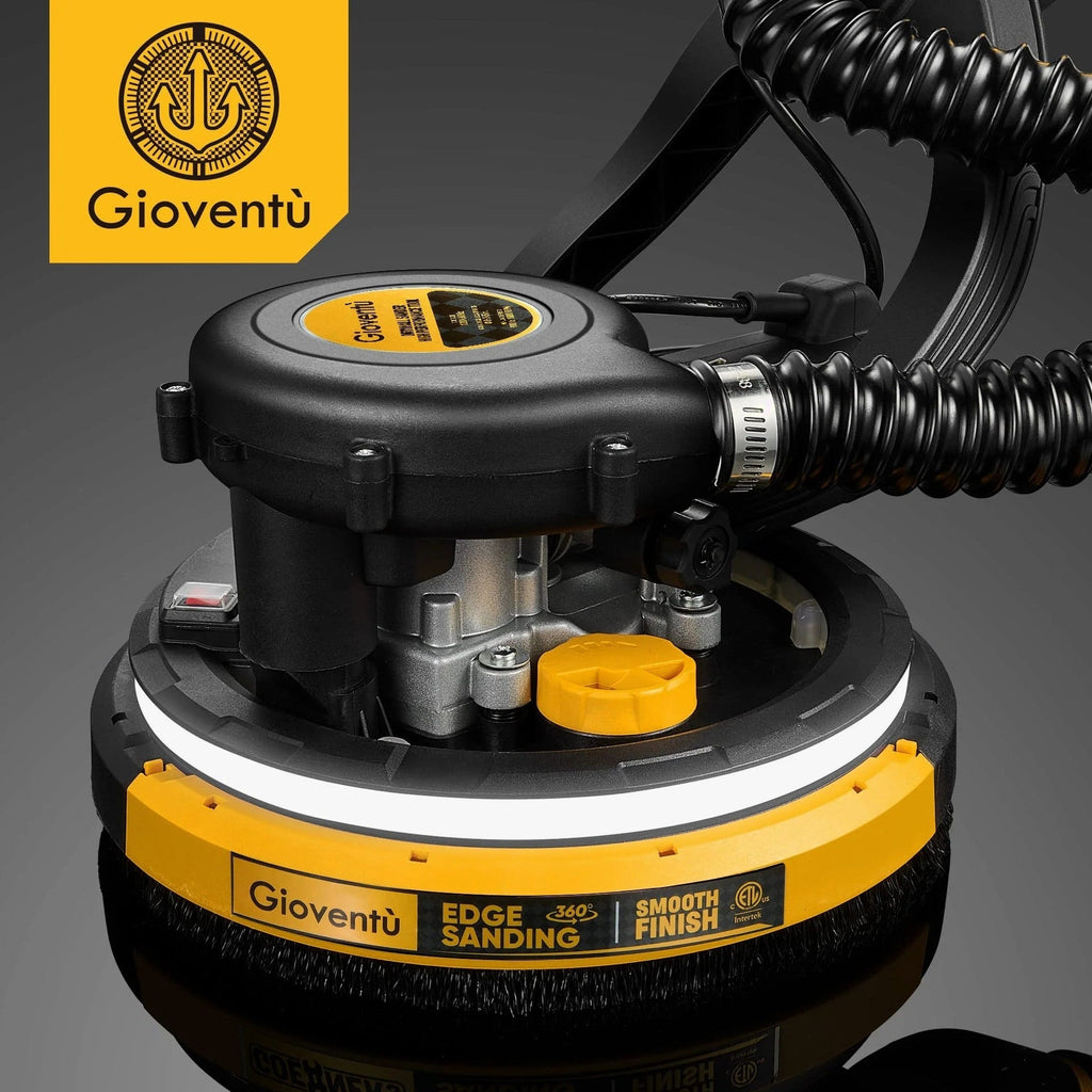 Giovent Electric Drywall Sander With Vacuum For Popcorn Ceiling