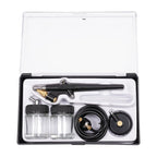 Airbrush Spray Booth Kit With LED Light, Filter Hose And Spray Guns For Model Painting