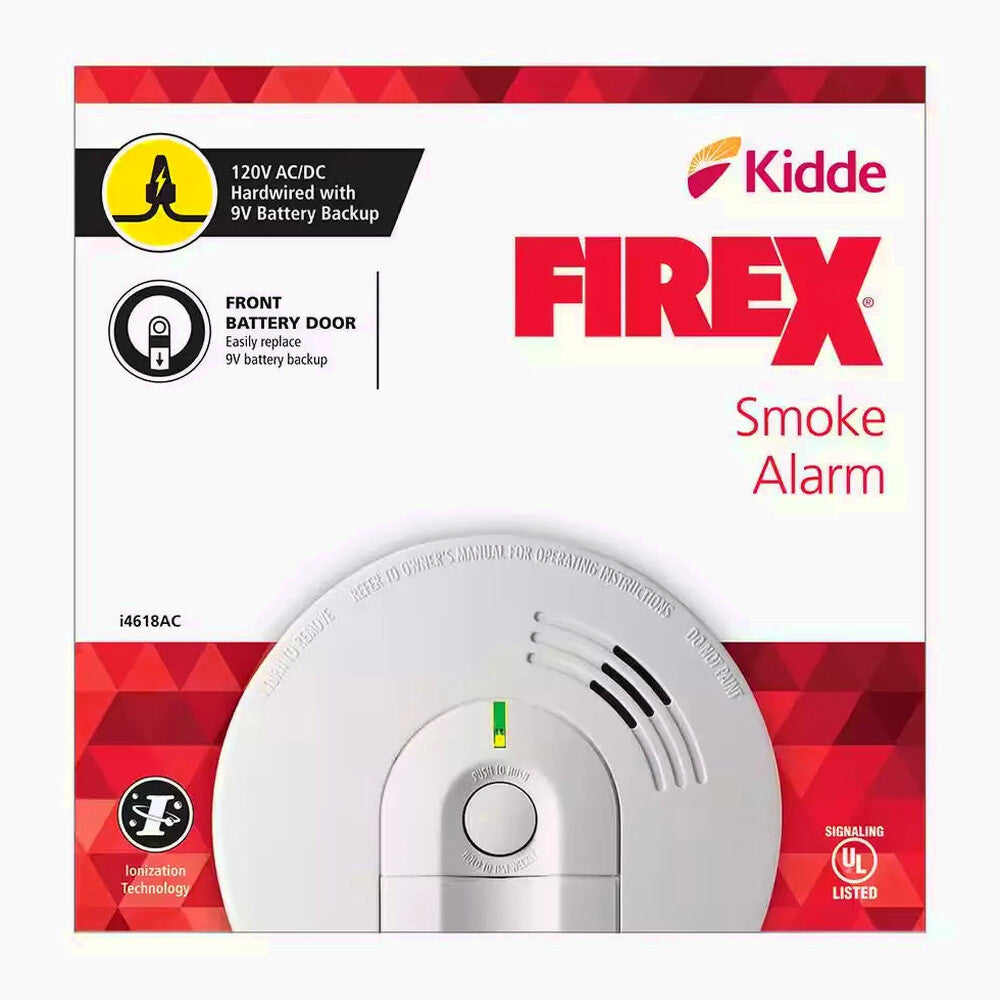 Firex Hardwired Ionization Smoke Detector 4-Pack - i4618