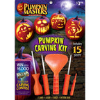 Halloween Pumpkin Carving Kit, 15 Pieces, by Pumpkin Masters