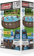 Coleman 18 x 48 Power Steel Frame Above-Ground Swimming Pool Set