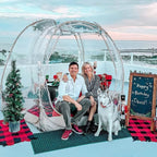 Alvantor Bubble Tent Pop Up Gazebo 8-10 Person 3.6x3.6x2.4H m