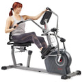 Sunny Health & Fitness Elite Connected Recumbent Cross Trainer Elliptical With Arm Exercisers - SF-RBE420049