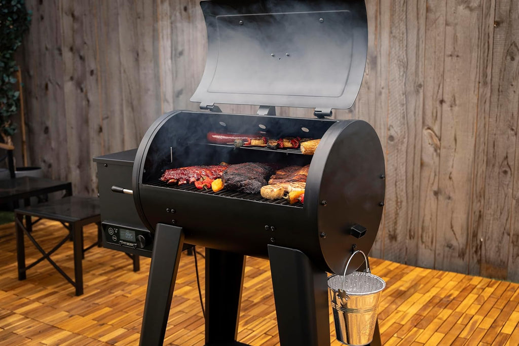 Pit Boss Wood Pellet Grill, 518 sq in, 5 lb, Matte Black - PB500FB2 11086