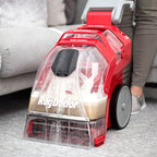 Rug Doctor Deep-Clean Carpet Cleaner, 3.8L, Red - Includes Two 1-Liter Detergent Bottles