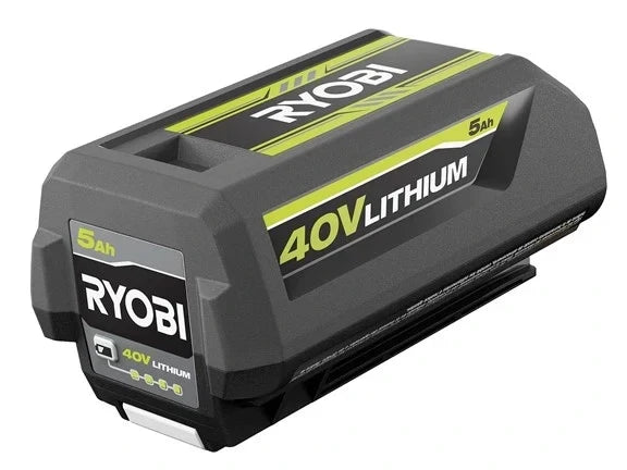 RYOBI 40V VAC ATTACK Leaf Vacuum/Mulcher Kit - (2) 40V 5.0 Ah Batteries