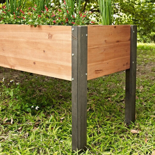 Elevated Outdoor Raised Garden Bed Planter Box 70 x 24 x 29 inch High