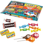 Tootsie Child's Play, Assorted Halloween Candy, Individually Wrapped, 16.2 oz. Peanut Free and Gluten Free. Contains Milk.