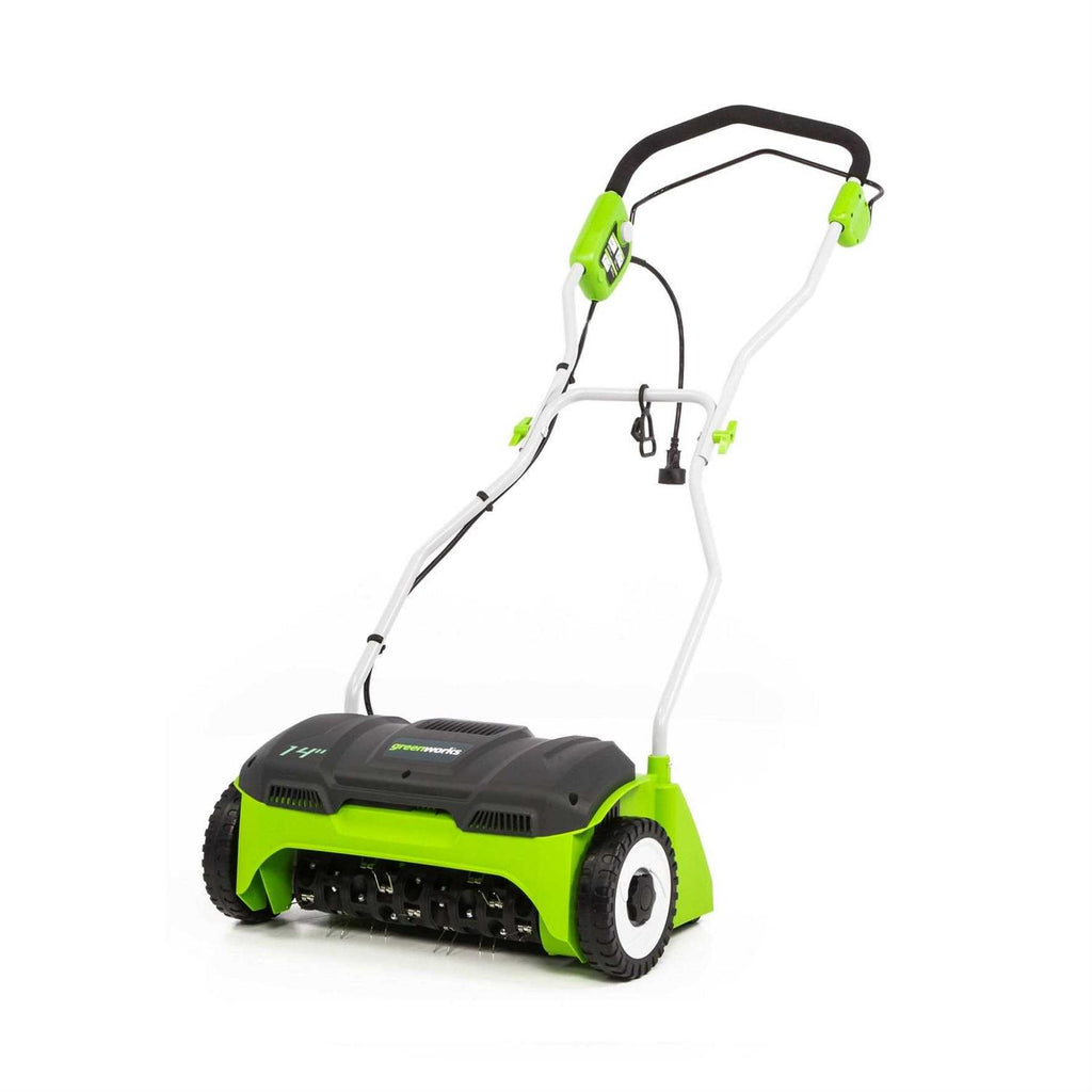Greenworks Corded Electric Dethatcher, 14 in. 10 Amp