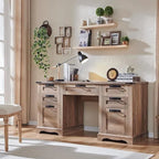 60' Farmhouse Wood Executive Computer Desk - 22'D x 60'W x 30'H