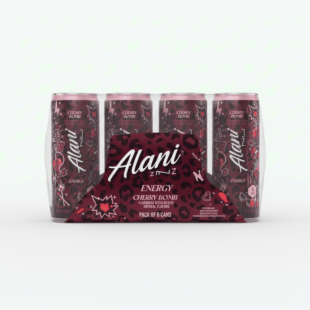 Cherry Bomb Flavor Energy Drink, 12 fl oz Cans, Pack Of 6