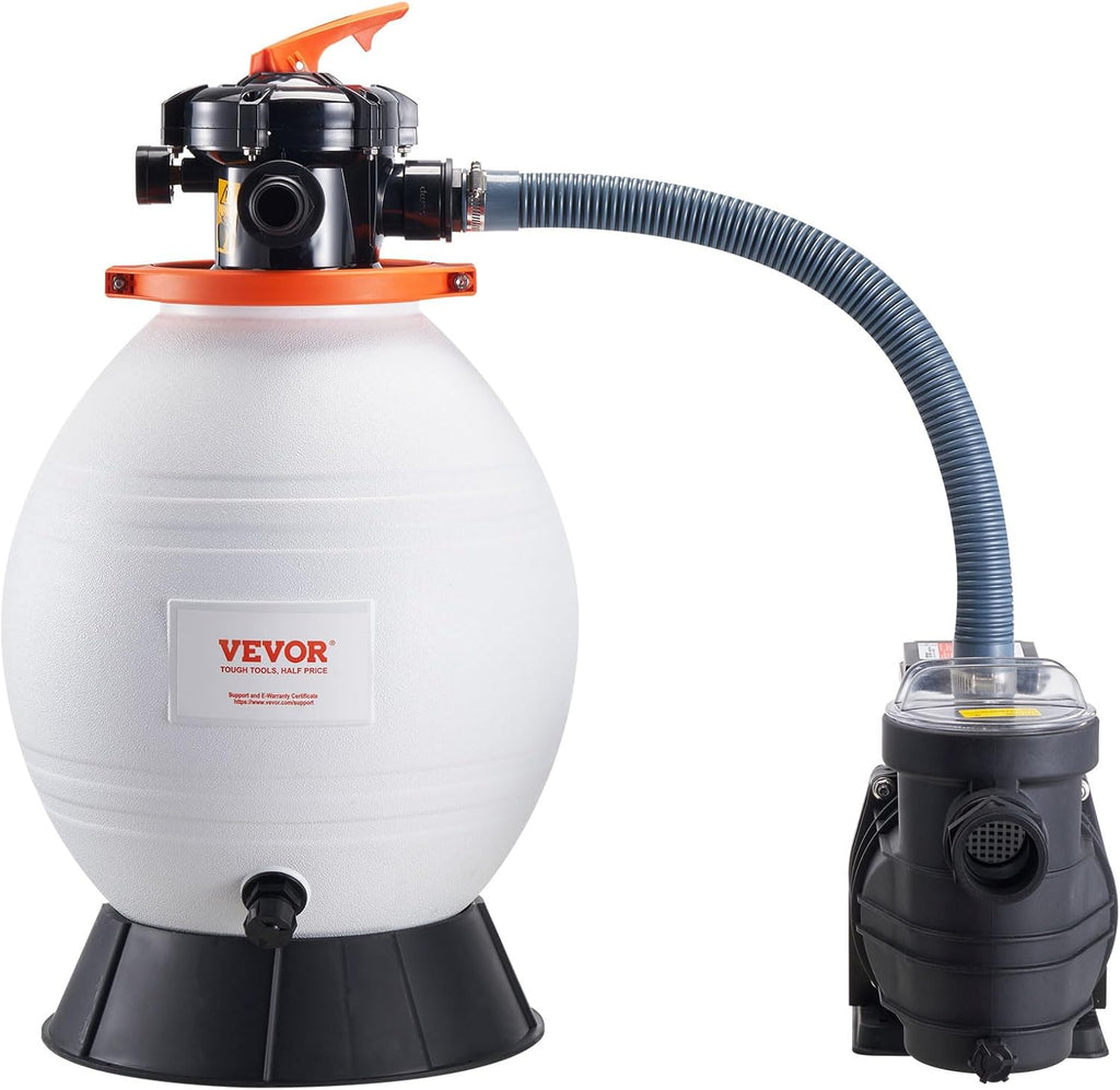 VEVOR Sand Filter Pump System, 16 Inch, 3500 GPH, 1 HP