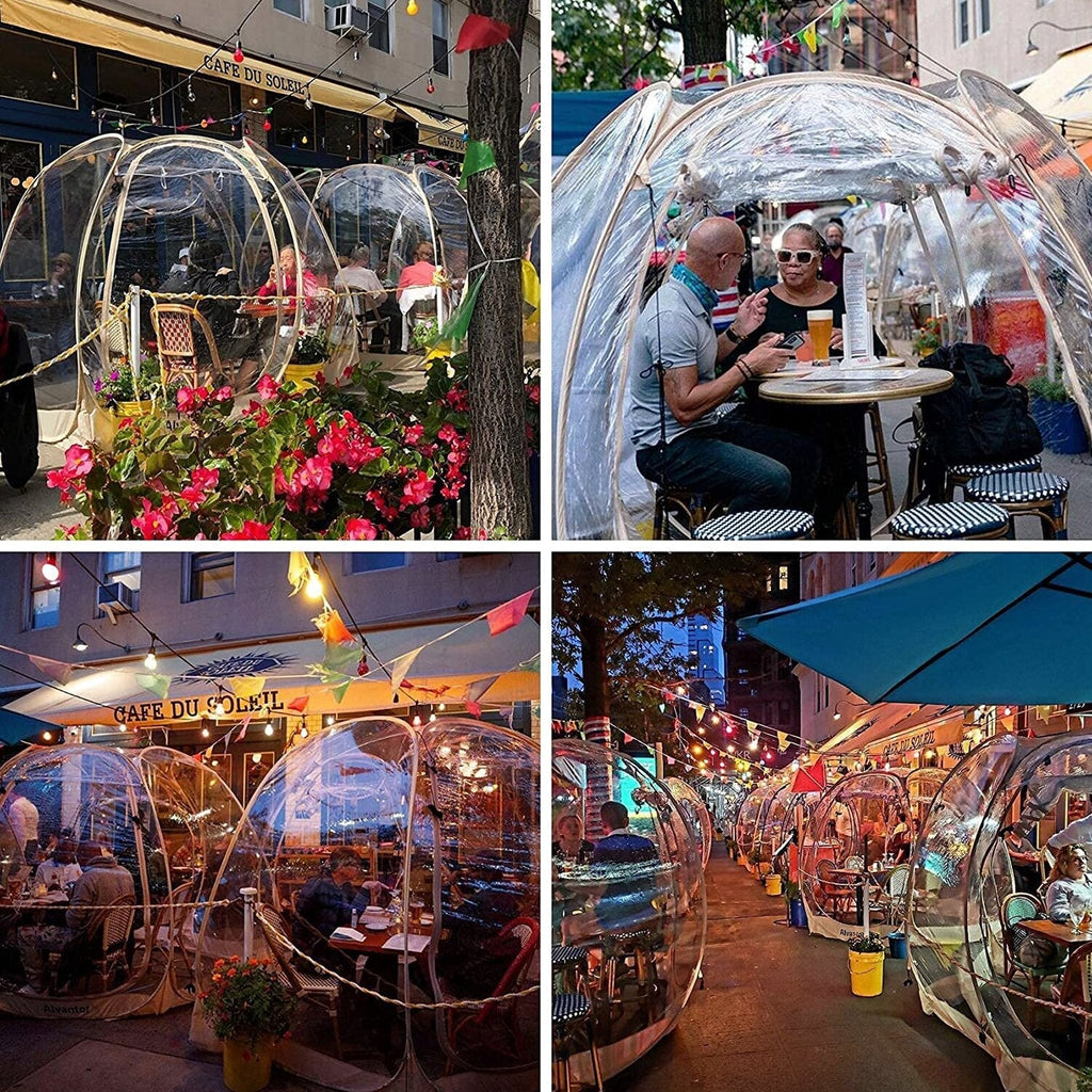 Alvantor Bubble Tent Pop Up Gazebo 8-10 Person 3.6x3.6x2.4H m
