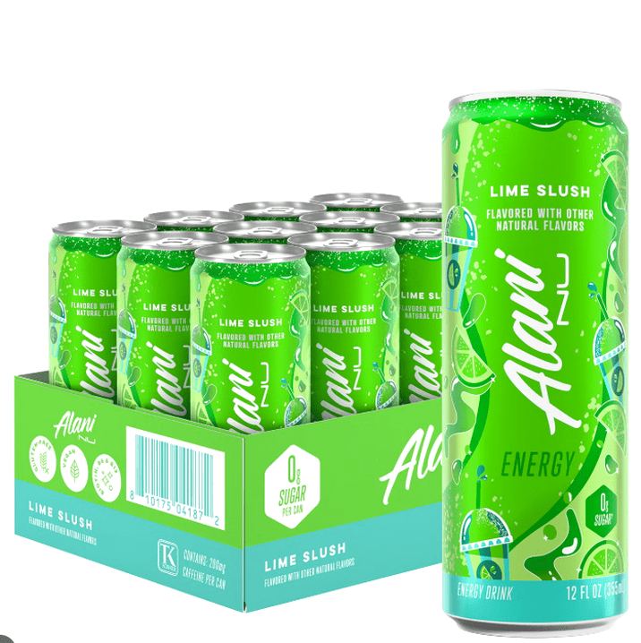 Lime Slush Energy Drink 12 Pack, 12 Fl Oz Cans