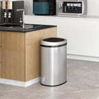 13 Gallon Automatic Touchless Motion Sensor Kitchen Trash Can With Lid