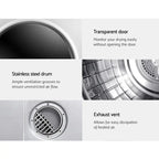 Devanti Fully Automatic Tumble Dryer 5kg Black
