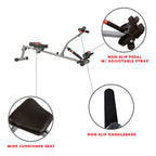 Sunny Health & Fitness Adjustable Resistance Rowing Machine With Digital Monitor - SF-RW1205
