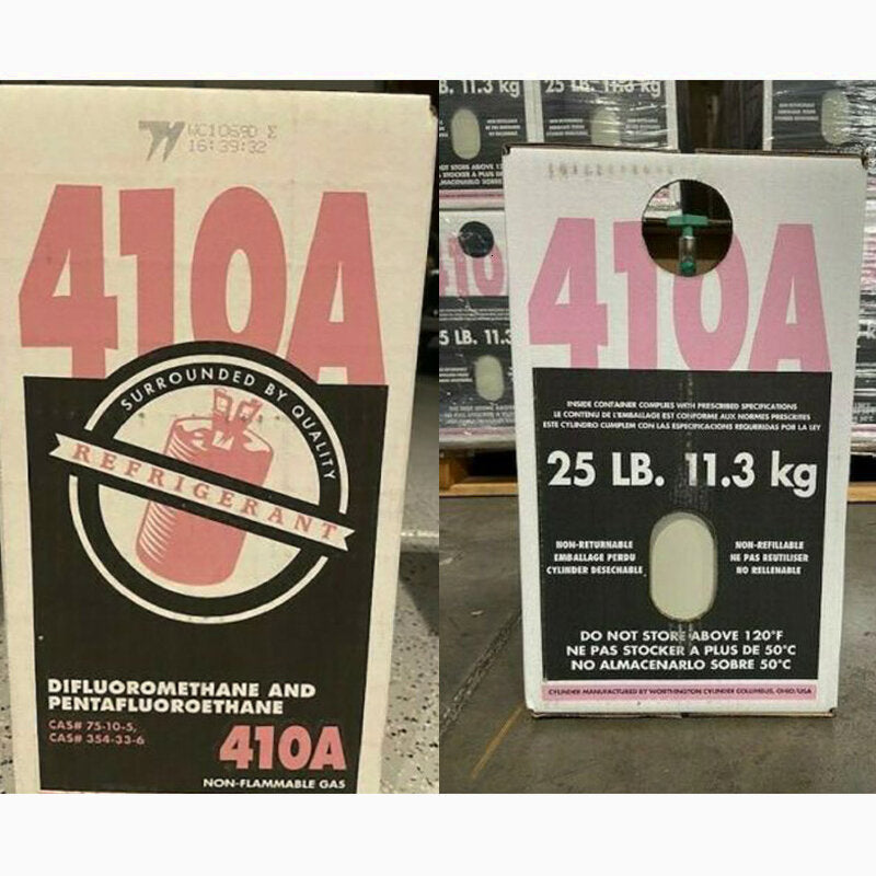 R-410A Refrigerant 25 lb Pink Cylinder