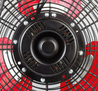 Hyper Tough 30 Inch 2-Speed High Velocity Tilted Drum Fan - Red & Black