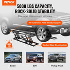 5000 lb Portable Car Lift System - Automatic Hydraulic Garage Jack