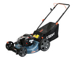 SENIX 21-Inch Push Lawn Mower, 140 cc 4-Cycle Briggs & Stratton Engine, 3-In-1, 11-Inch Rear Wheels - LSPG-M7