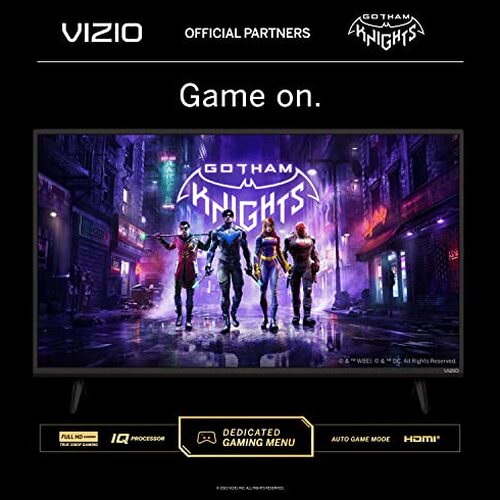 VIZIO 40-Inch D-Series Full HD 1080p Smart TV With AMD FreeSync Apple AirPlay - D40F-J09