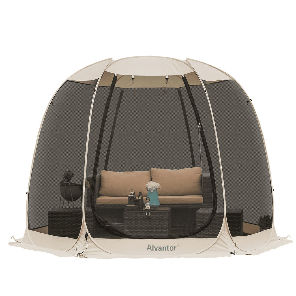 Screen House Camping Room Pop-Up Gazebo 10' x 10' Instant Canopy