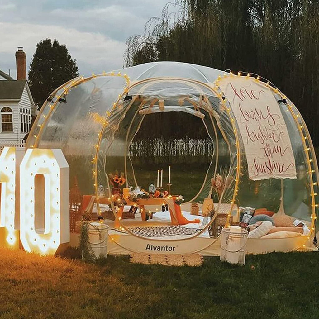 Alvantor Bubble Tent Pop Up Gazebo 8-10 Person 3.6x3.6x2.4H m