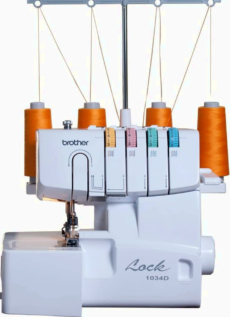 Brother 3/4 Thread Serger With Differential Feed And 3 Accessory Feet - 1034D