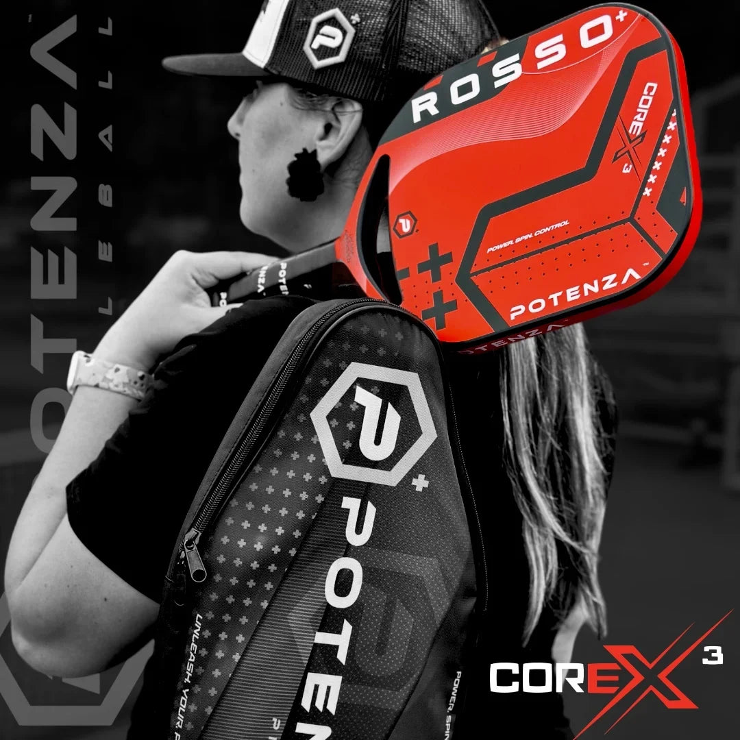 Potenza ROSSO+ Pro Pickleball Paddle - 21 mm COREx3