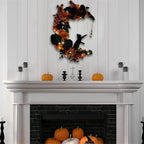 Wiher Halloween Wreaths with Lights for Front Door