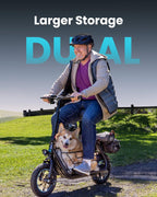 Adults Electric Scooter With Large Middle Basket - 550W And 650W Styles