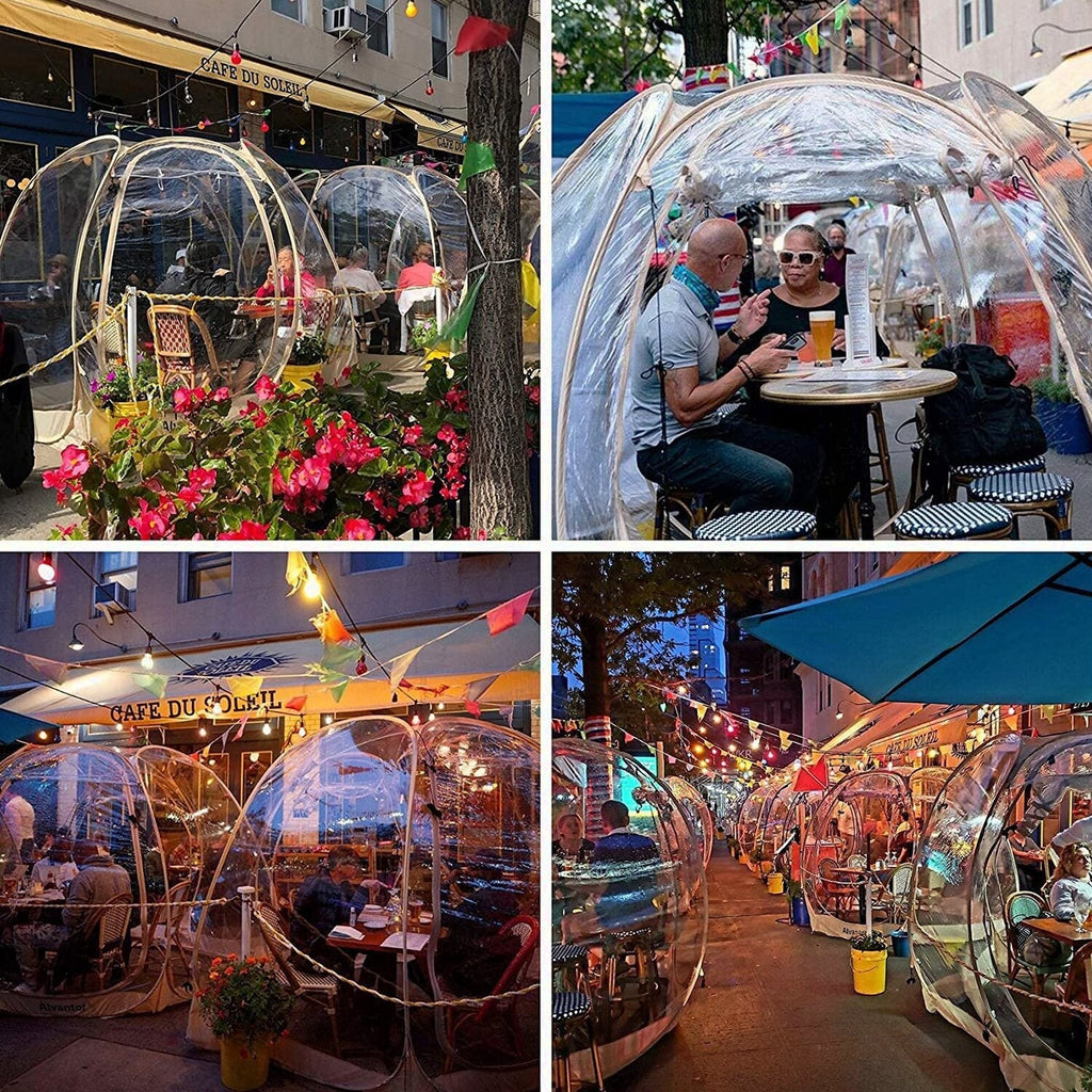 Alvantor Bubble Tent Pop Up Gazebo 8-10 Person 3.6x3.6x2.4H m