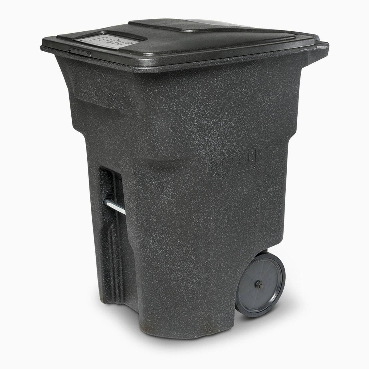 96 Gal. Trash Can With Quiet Wheels And Lid - ANA96-00BKS